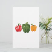 Bell Pepper Trio Briefpapier (Staand voorkant)