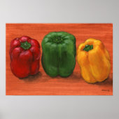 Bell Pepper Trio Poster (Voorkant)