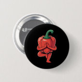 Bell Pepper Yoga Ronde Button 5,7 Cm (Voorkant /achterkant)