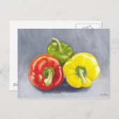 Bell Peppers Briefkaart (Voorkant / Achterkant)