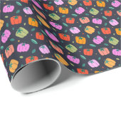 Bell Peppers Hand getrokken Groente Cadeaupapier (Rol Hoek)