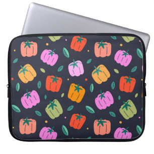 Bell Peppers Hand getrokken Groente Laptop Sleeve