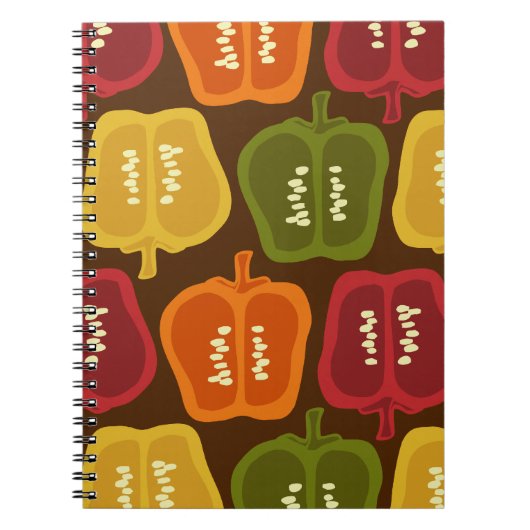 Bell Peppers-laptop Notitieboek (Voorkant)
