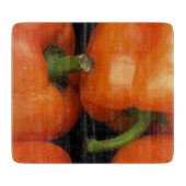 Bell Peppers op de markt Snijplank (Voorkant)