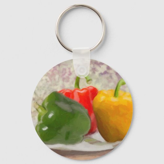 Bell Peppers Sleutelhanger (Voorkant)