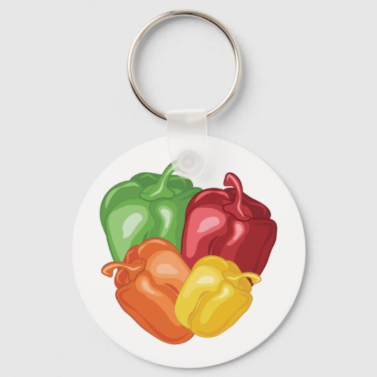 Bell Peppers Sleutelhanger (Voorkant)