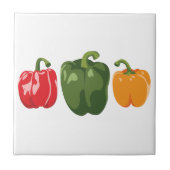 Bell Peppers Tegeltje (Voorkant)