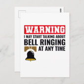 Bell Ringer Ringing Collector Campanologe Funny Briefkaart (Voorkant / Achterkant)