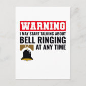 Bell Ringer Ringing Collector Campanologe Funny Briefkaart (Voorkant)