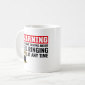 Bell Ringer Ringing Collector Campanologe Funny Koffiemok (Voorkant links)