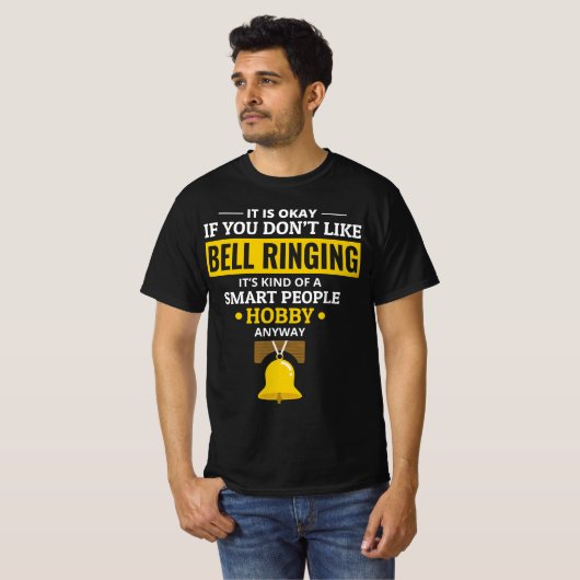 Bell Ringer Ringing Collector Campanologe Funny T-shirt (Voorkant volledig)