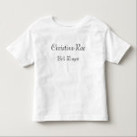 "Bell Ringer" w/ Naam Kinder Shirts<br><div class="desc">Een geweldig souvenir voor je bellaars,  om gedragen te worden tijdens elke bijeenkomst die verband houdt met je trouwdag. *Pas uw wensen aan door de juiste naam toe te voegen. U kunt ook de kleur van de tekst wijzigen.</div>