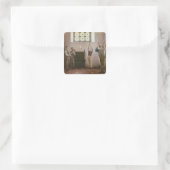 Bell Ringers Vierkante Sticker (Tas)