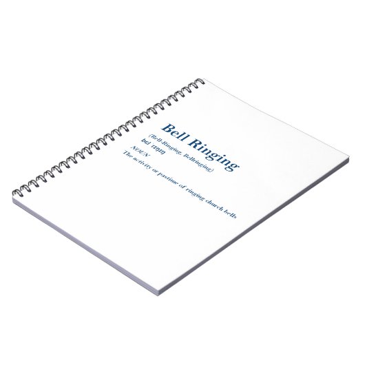 Bell Ringing Definition Notitieboek (Linkerzijde)