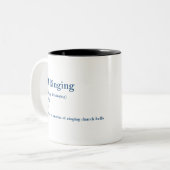 Bell Ringing Definition Tweekleurige Koffiemok (Voorkant links)