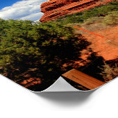 Bell Rock in Sedona, Arizona Verenigde Staten Poster (Hoek)