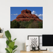 Bell Rock in Sedona AZ 087 Poster (Thuiskantoor)