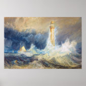 Bell Rock Lighthouse Joseph Mallord William Turner Poster (Voorkant)