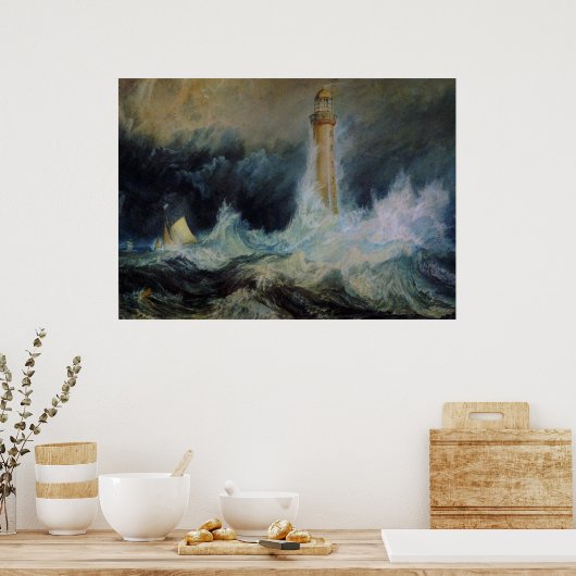 Bell Rock Lighthouse Poster (Keuken)