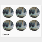 Bell Rock Lighthouse Ronde Sticker (Vel)