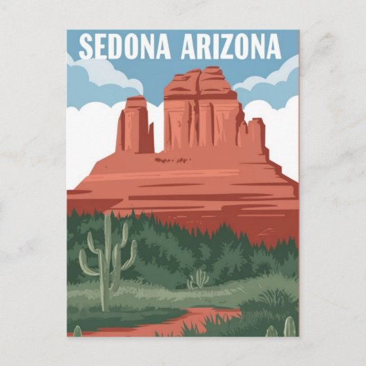 Bell Rock, Sedona, Arizona Briefkaart (Voorkant)