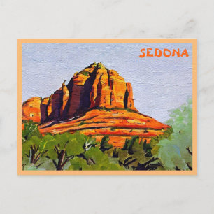 Bell Rock, Sedona, Arizona schilderij Briefkaart