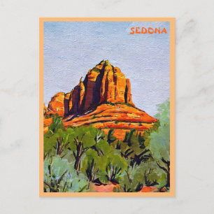 Bell Rock, Sedona, Arizona schilderij Briefkaart