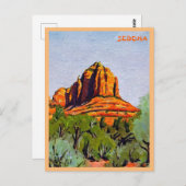 Bell Rock, Sedona, Arizona schilderij Briefkaart (Voorkant / Achterkant)
