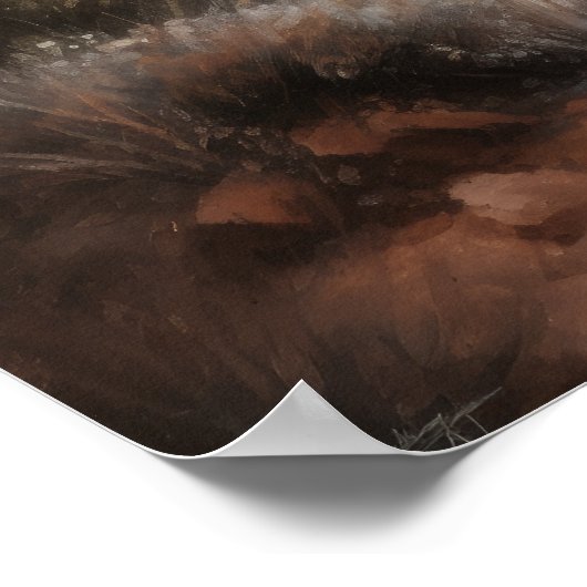 Bell Rock Sedona Arizona Schilderij Kunst Print Po (Hoek)