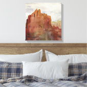 Bell Rock, Sedona, AZ - Waterverf print op Canvas (Insitu (Slaapkamer))