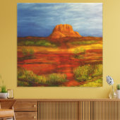Bell Rock Sedona Canvas Afdruk (Insitu (Woonkamer))