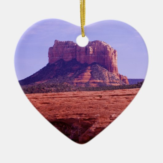 Bell Rock Sedona Keramisch Ornament (Voorkant)