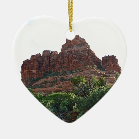Bell Rock Sedona Keramisch Ornament (Voorkant)