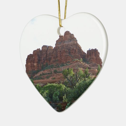 Bell Rock Sedona Keramisch Ornament (Links)