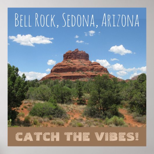 Bell Rock Sedona, Poster Arizona (Voorkant)