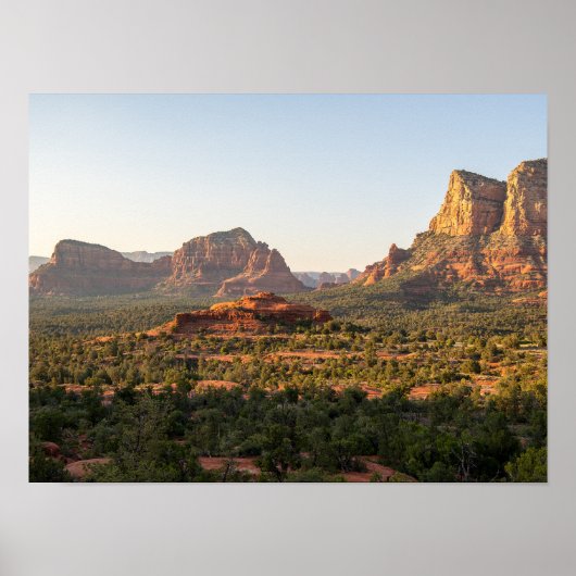 Bell Rock Sunset Poster (Voorkant)