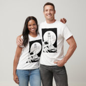 Bell Rock vuurtoren volle maan T-shirt (Unisex)