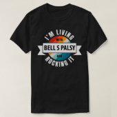 Bell’ s Palsy Awareness Lient with Brain Disease R T-shirt (Design voorkant)