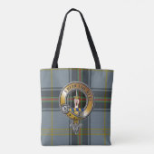 Bell Tartan & Badge Tote Bag (Achterkant)
