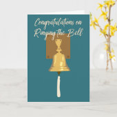 Bell tegen kanker, eindbehandeling kaart (Gele Bloem)