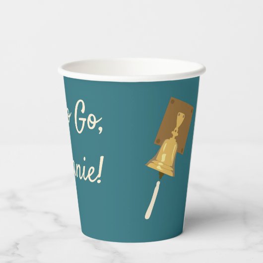 Bell tegen kanker, eindbehandeling papieren bekers (Achterkant)