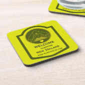 Bell Tent Glamping Business Bier Onderzetter (Linkerzijde)