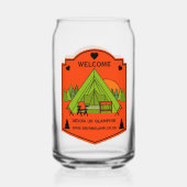 Bell Tent Glamping Business Blikvorm Glas (Achterkant)