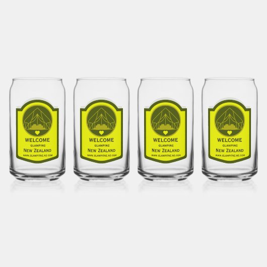 Bell Tent Glamping Business Blikvorm Glas (Voorkant)