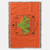 Bell Tent Glamping Business Deken (Voorkant Verticaal)
