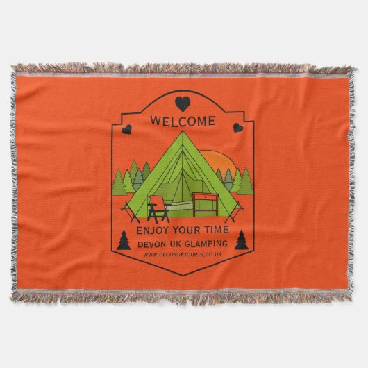 Bell Tent Glamping Business Deken (Voorkant)
