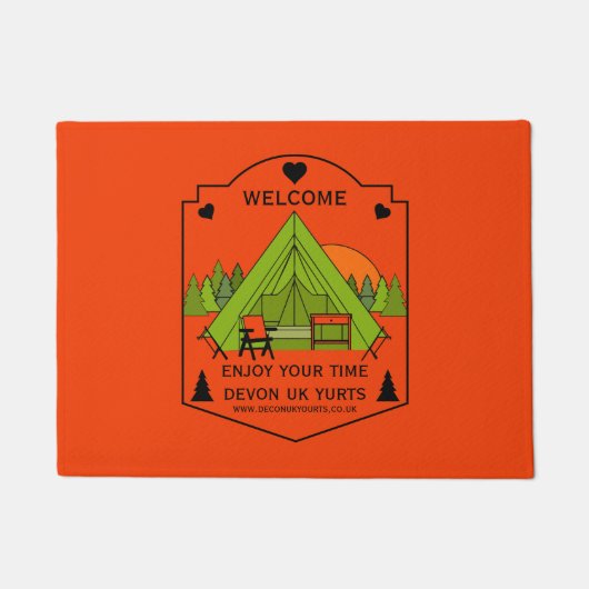 Bell Tent Glamping Business Deurmat (Voorkant)