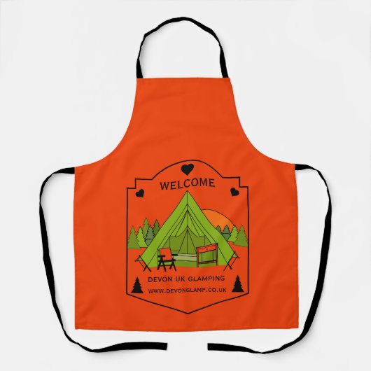 Bell Tent Glamping Business Schort (Voorkant)