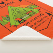 Bell Tent Glamping Business Sherpa Deken (3/4)