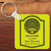 Bell Tent Glamping Business Sleutelhanger (Voorkant)